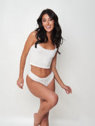 Women’s Lingerie Lottie Pointelle Knit Thong Thong Boa Boa