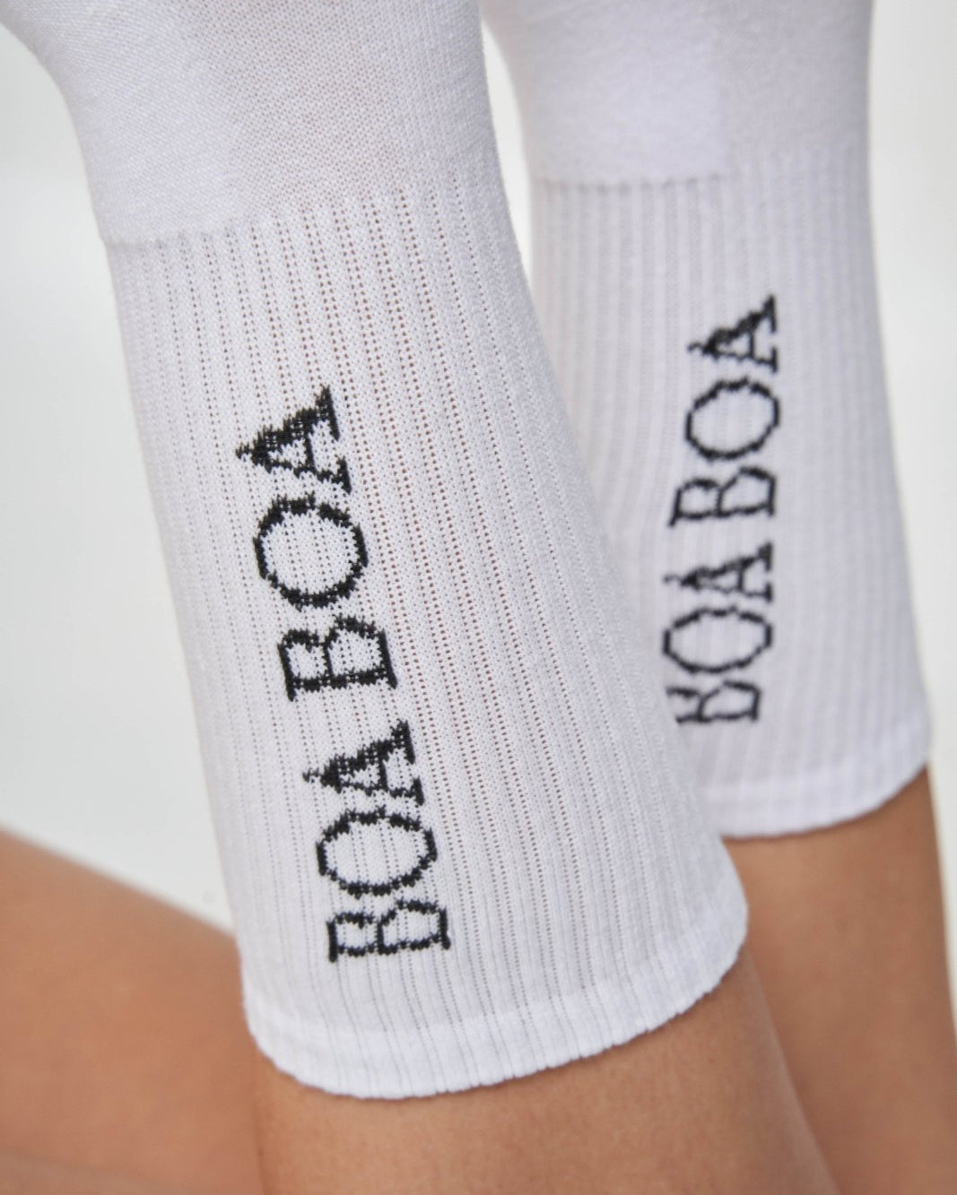 Women’s Lingerie 2-pack Everyday Logo Socks - White Socks Boa Boa