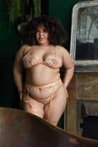 Women’s Lingerie Arianna Peach Embroidered Triangle Bra Triangle Bra Boa Boa