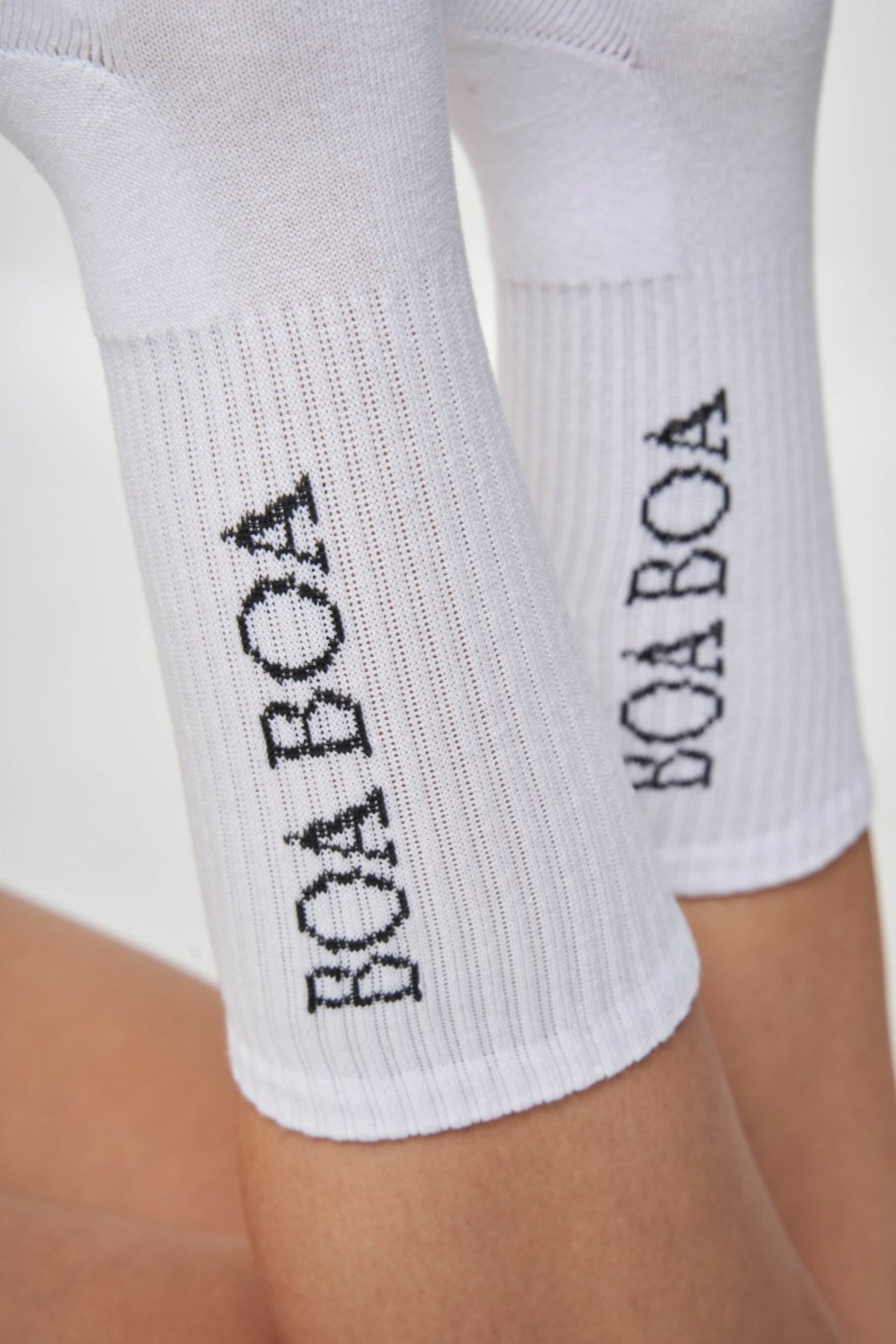 Women’s Lingerie 2-pack Everyday Logo Socks - White Socks Boa Boa   