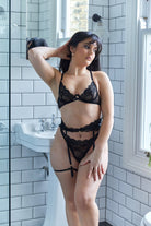 Women’s Lingerie Gabbie Black Lace Demi Bra Bras Boa Boa   